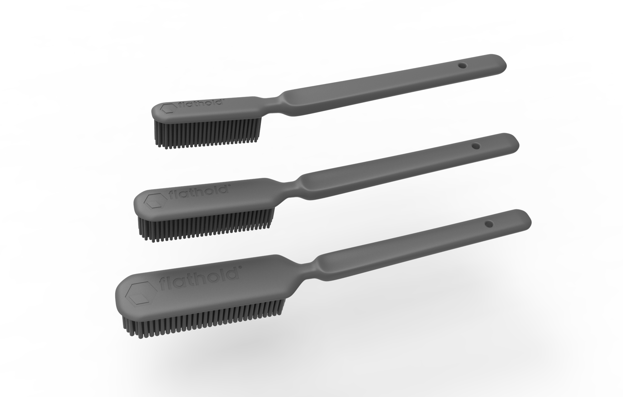 Flathold brush